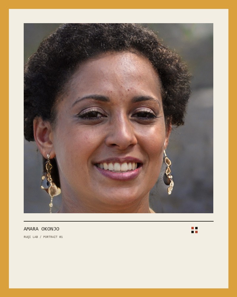 Portrait of Amara Okonjo